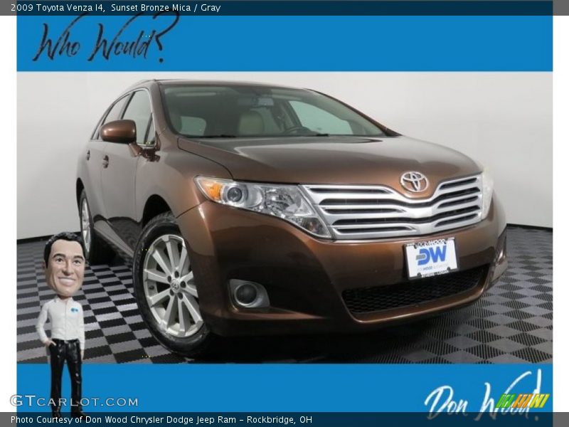 Sunset Bronze Mica / Gray 2009 Toyota Venza I4