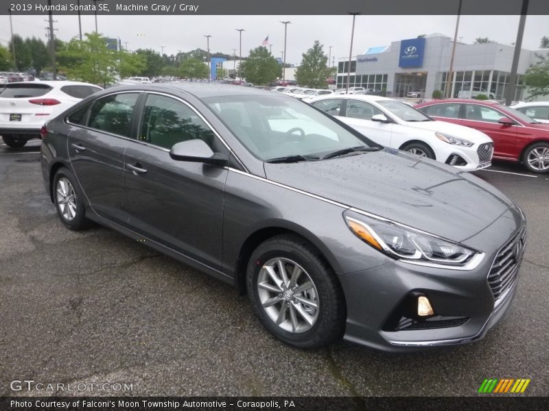 Machine Gray / Gray 2019 Hyundai Sonata SE