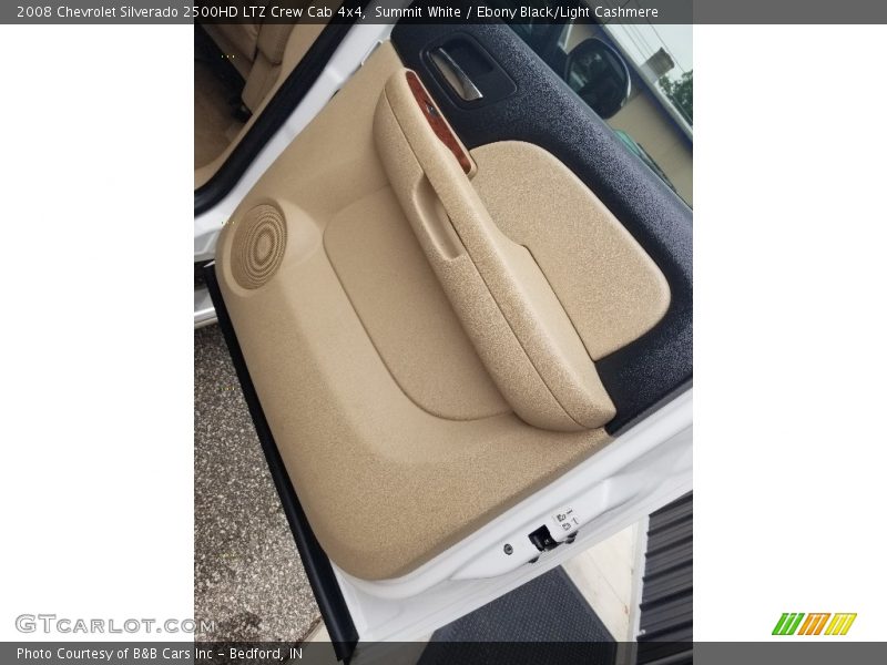 Summit White / Ebony Black/Light Cashmere 2008 Chevrolet Silverado 2500HD LTZ Crew Cab 4x4
