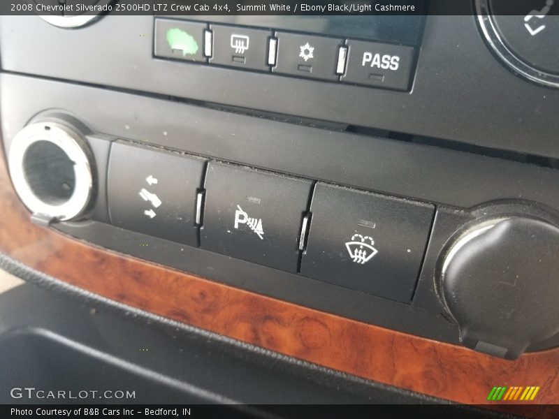Summit White / Ebony Black/Light Cashmere 2008 Chevrolet Silverado 2500HD LTZ Crew Cab 4x4