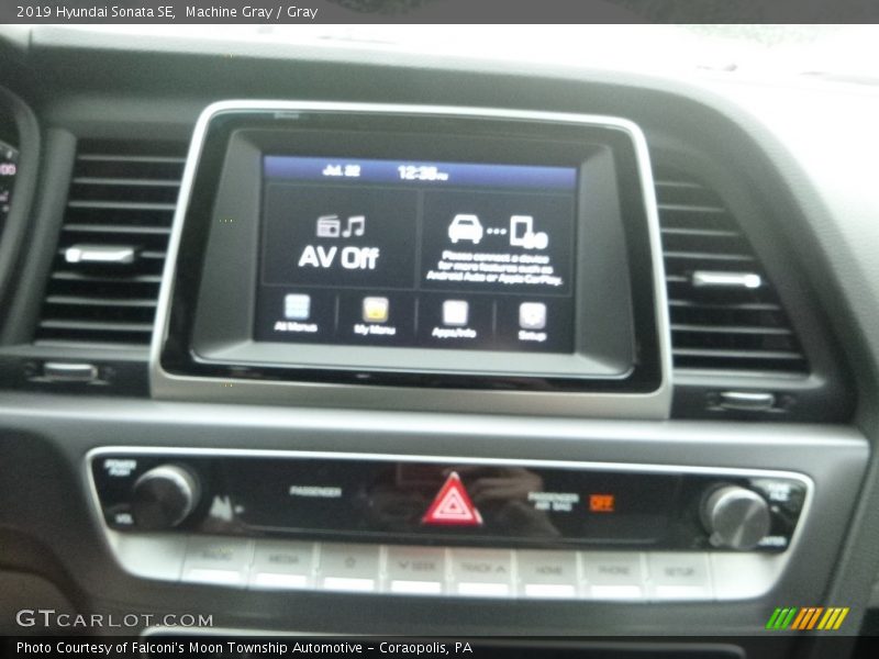 Machine Gray / Gray 2019 Hyundai Sonata SE