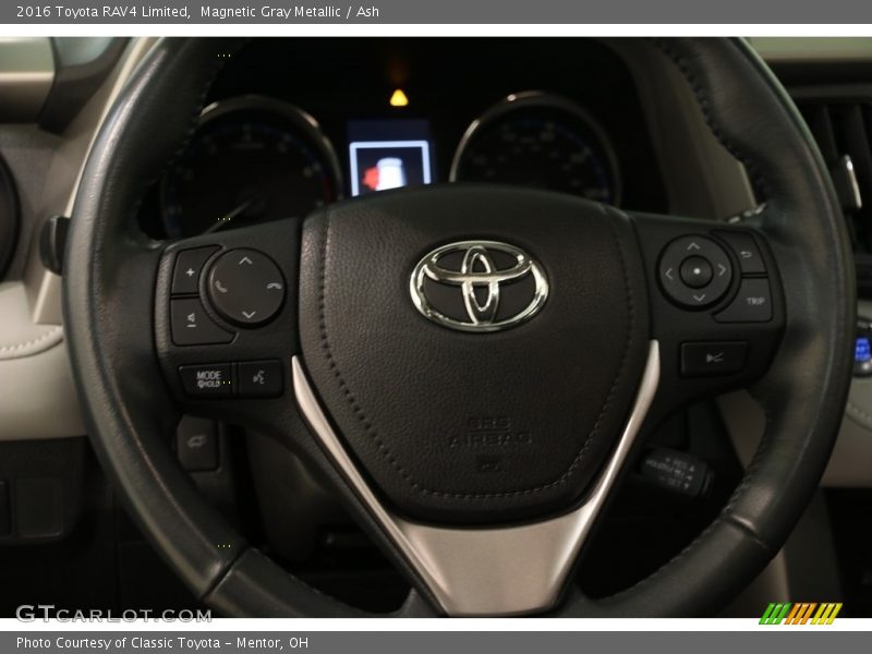 Magnetic Gray Metallic / Ash 2016 Toyota RAV4 Limited