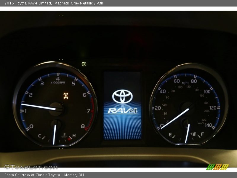 Magnetic Gray Metallic / Ash 2016 Toyota RAV4 Limited