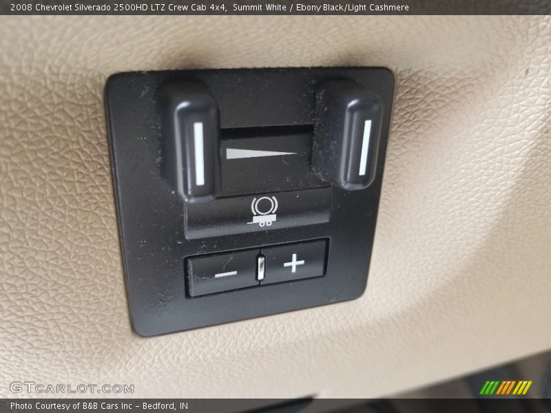 Summit White / Ebony Black/Light Cashmere 2008 Chevrolet Silverado 2500HD LTZ Crew Cab 4x4