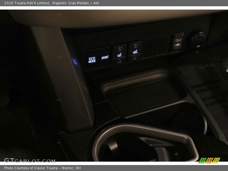 Magnetic Gray Metallic / Ash 2016 Toyota RAV4 Limited