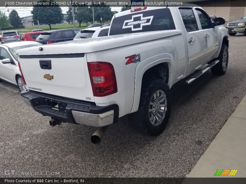 Summit White / Ebony Black/Light Cashmere 2008 Chevrolet Silverado 2500HD LTZ Crew Cab 4x4