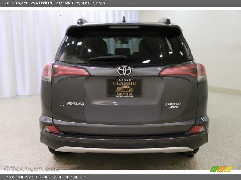 Magnetic Gray Metallic / Ash 2016 Toyota RAV4 Limited