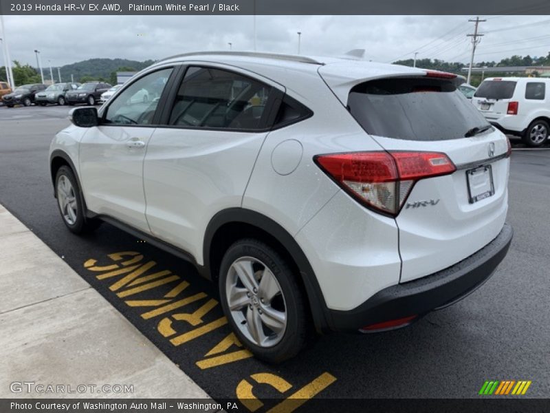 Platinum White Pearl / Black 2019 Honda HR-V EX AWD
