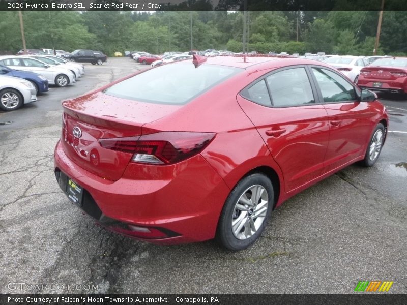Scarlet Red Pearl / Gray 2020 Hyundai Elantra SEL
