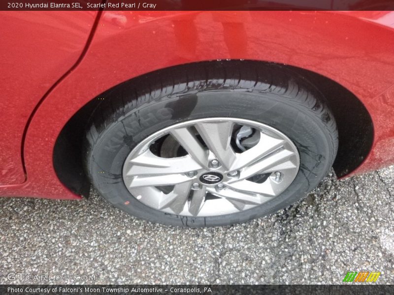 Scarlet Red Pearl / Gray 2020 Hyundai Elantra SEL