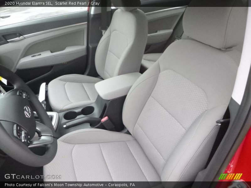 Front Seat of 2020 Elantra SEL