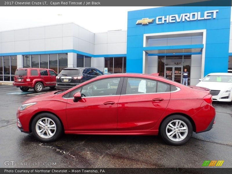 Cajun Red Tintcoat / Jet Black 2017 Chevrolet Cruze LT