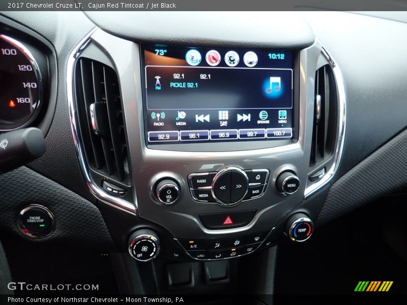 Cajun Red Tintcoat / Jet Black 2017 Chevrolet Cruze LT