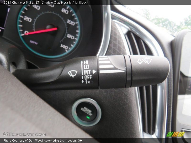 Shadow Gray Metallic / Jet Black 2019 Chevrolet Malibu LT