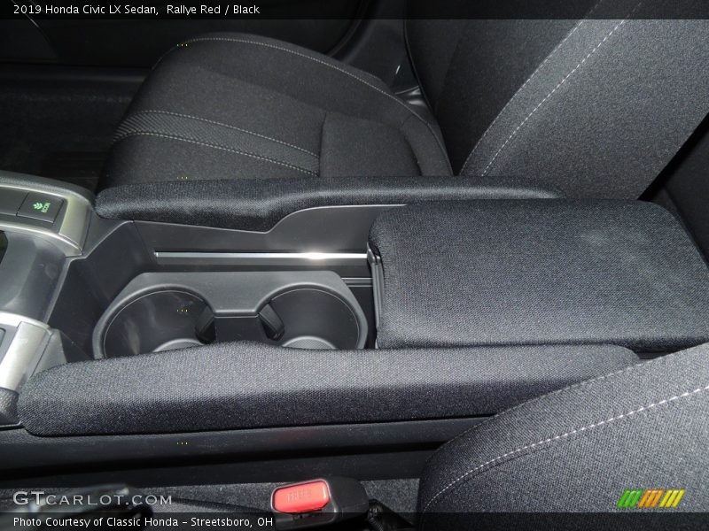 Rallye Red / Black 2019 Honda Civic LX Sedan
