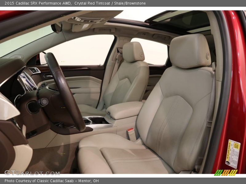 Crystal Red Tintcoat / Shale/Brownstone 2015 Cadillac SRX Performance AWD