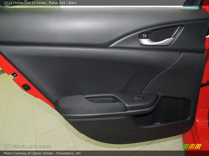 Rallye Red / Black 2019 Honda Civic LX Sedan