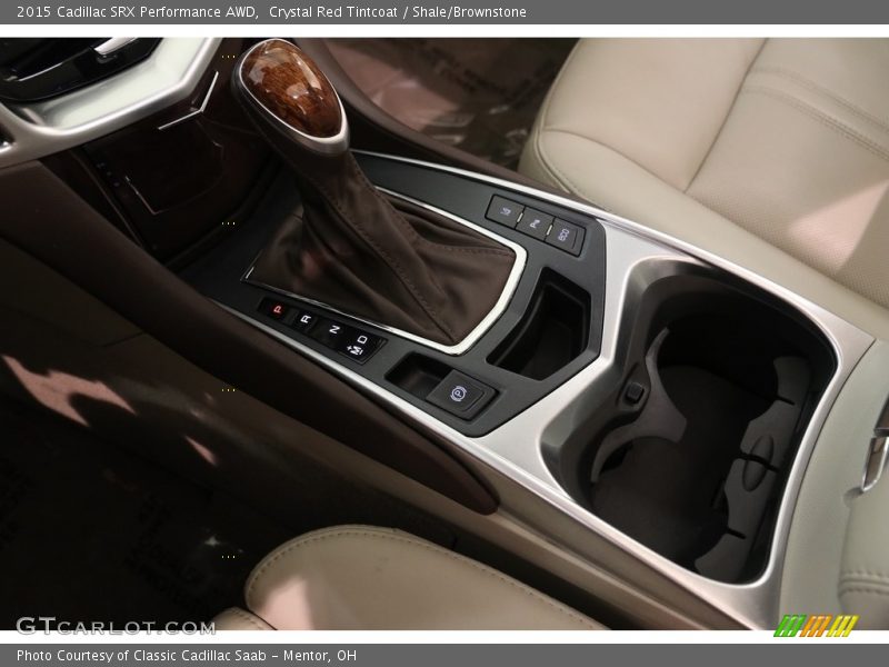Crystal Red Tintcoat / Shale/Brownstone 2015 Cadillac SRX Performance AWD