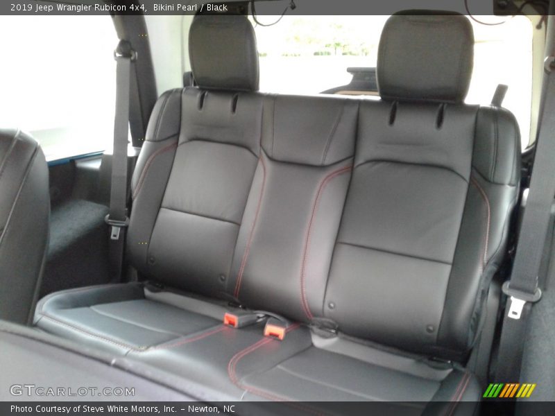 Rear Seat of 2019 Wrangler Rubicon 4x4