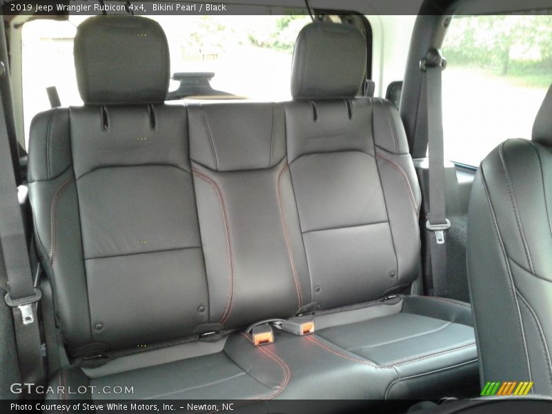 Rear Seat of 2019 Wrangler Rubicon 4x4