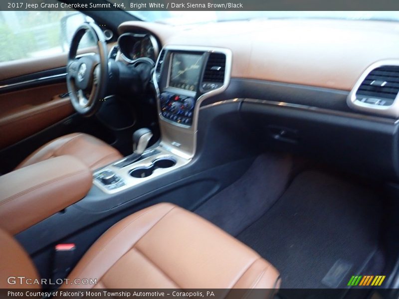 Bright White / Dark Sienna Brown/Black 2017 Jeep Grand Cherokee Summit 4x4