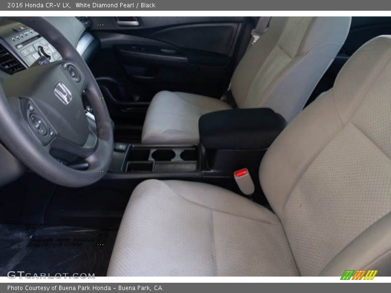 White Diamond Pearl / Black 2016 Honda CR-V LX