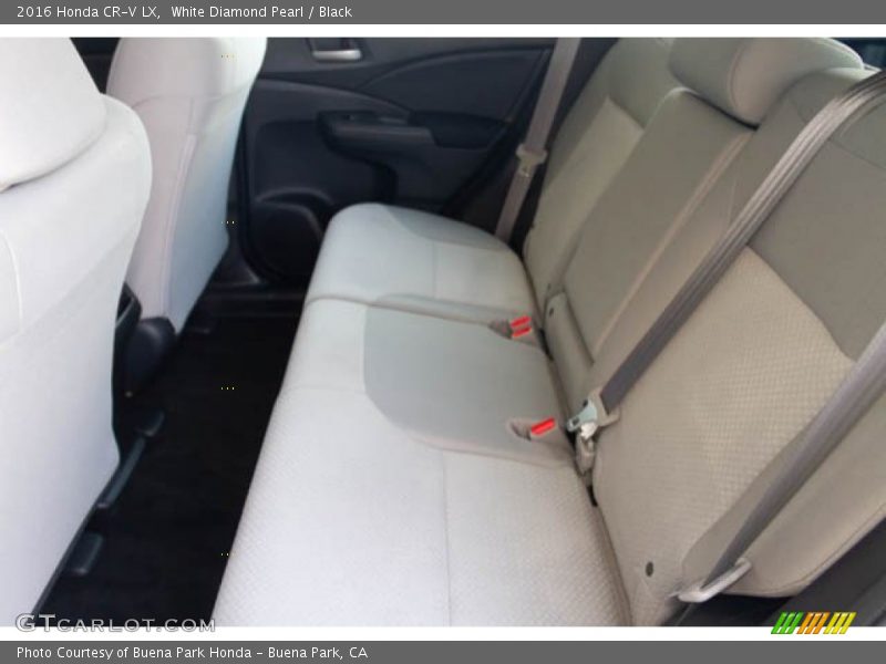 White Diamond Pearl / Black 2016 Honda CR-V LX