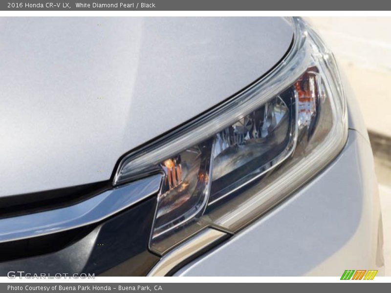 White Diamond Pearl / Black 2016 Honda CR-V LX
