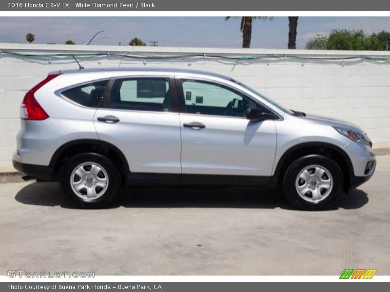 White Diamond Pearl / Black 2016 Honda CR-V LX