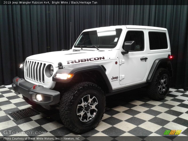 Bright White / Black/Heritage Tan 2019 Jeep Wrangler Rubicon 4x4