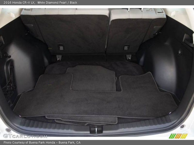 White Diamond Pearl / Black 2016 Honda CR-V LX
