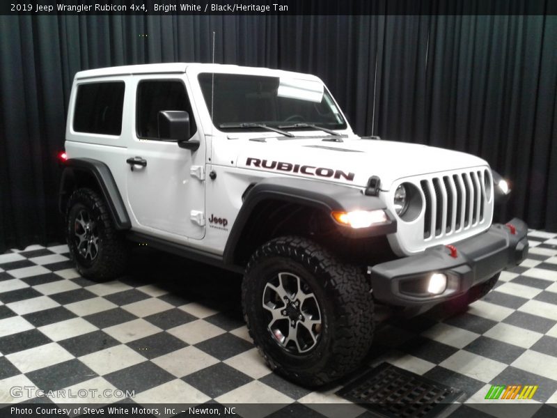 Bright White / Black/Heritage Tan 2019 Jeep Wrangler Rubicon 4x4