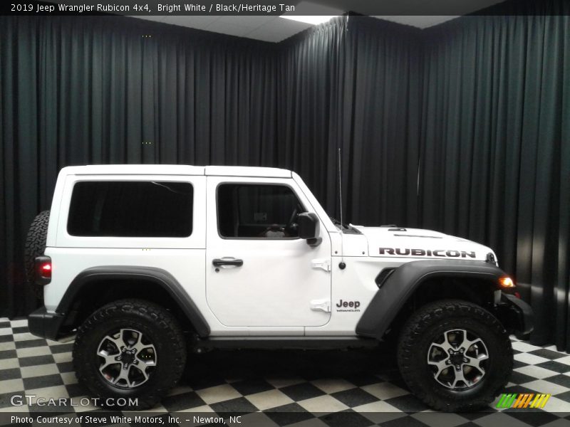 Bright White / Black/Heritage Tan 2019 Jeep Wrangler Rubicon 4x4
