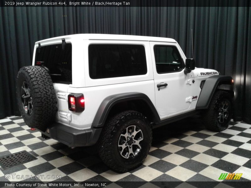 Bright White / Black/Heritage Tan 2019 Jeep Wrangler Rubicon 4x4