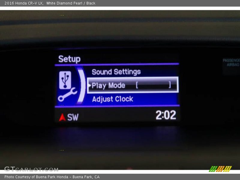 White Diamond Pearl / Black 2016 Honda CR-V LX