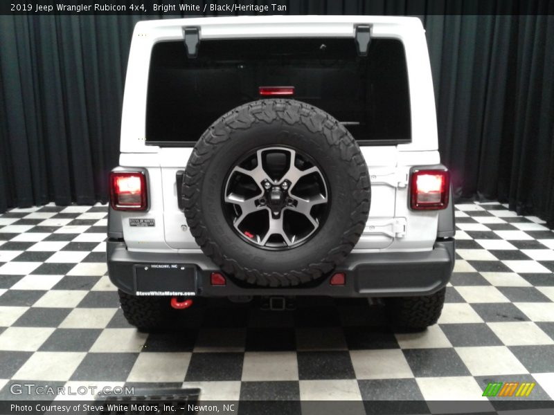 Bright White / Black/Heritage Tan 2019 Jeep Wrangler Rubicon 4x4