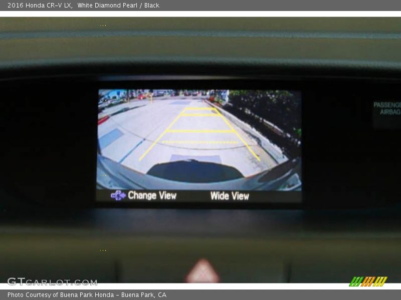 White Diamond Pearl / Black 2016 Honda CR-V LX
