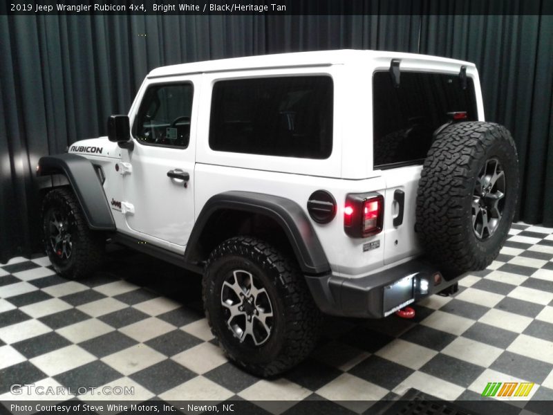 Bright White / Black/Heritage Tan 2019 Jeep Wrangler Rubicon 4x4