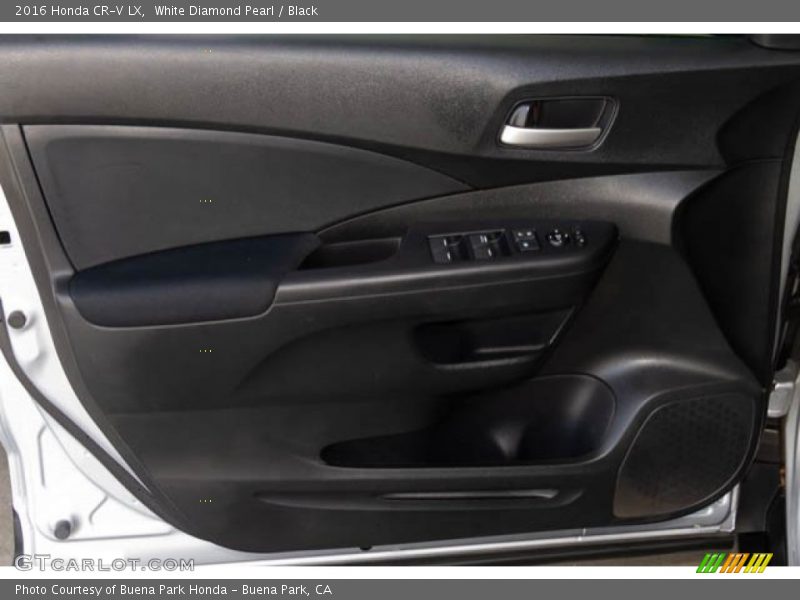 White Diamond Pearl / Black 2016 Honda CR-V LX