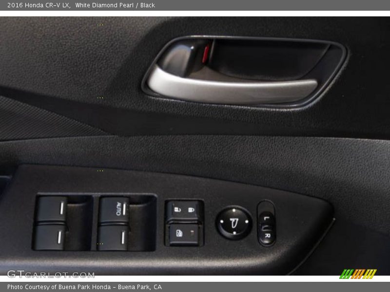 White Diamond Pearl / Black 2016 Honda CR-V LX