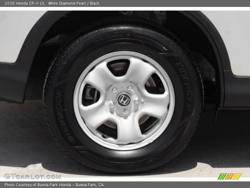 White Diamond Pearl / Black 2016 Honda CR-V LX