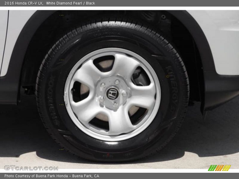 White Diamond Pearl / Black 2016 Honda CR-V LX