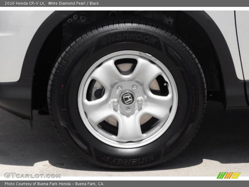 White Diamond Pearl / Black 2016 Honda CR-V LX