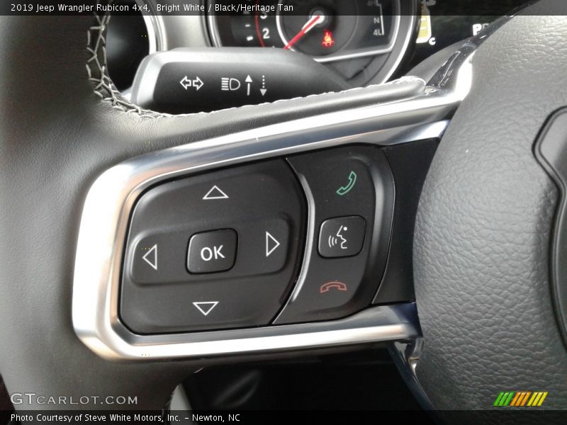 Bright White / Black/Heritage Tan 2019 Jeep Wrangler Rubicon 4x4