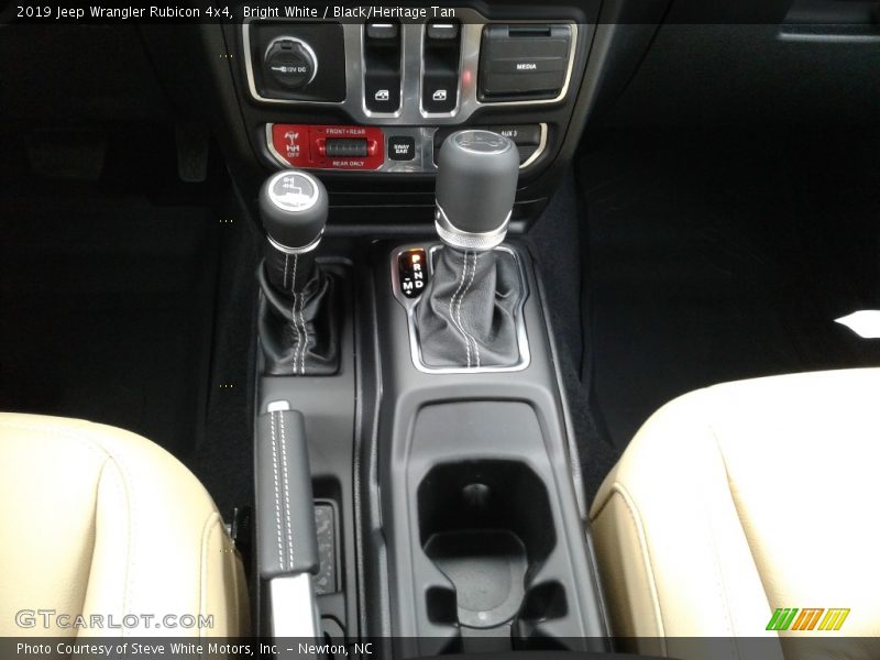 Bright White / Black/Heritage Tan 2019 Jeep Wrangler Rubicon 4x4