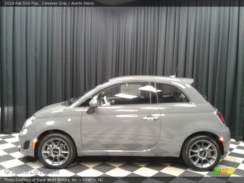 Colosseo Gray / Avorio (Ivory) 2019 Fiat 500 Pop