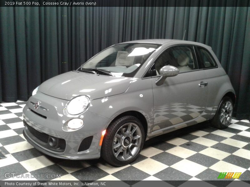 Colosseo Gray / Avorio (Ivory) 2019 Fiat 500 Pop