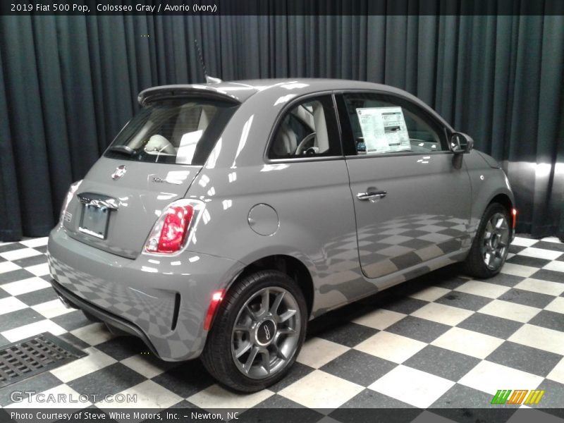 Colosseo Gray / Avorio (Ivory) 2019 Fiat 500 Pop