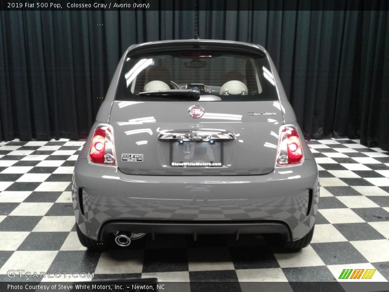 Colosseo Gray / Avorio (Ivory) 2019 Fiat 500 Pop