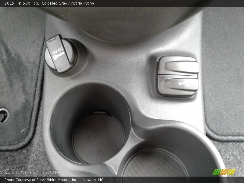 Colosseo Gray / Avorio (Ivory) 2019 Fiat 500 Pop